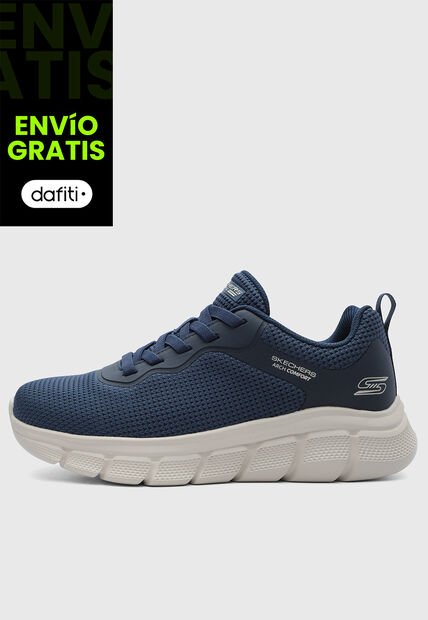 Tenis Lifestyle SKECHERS Bobs Sport B Flex Azul