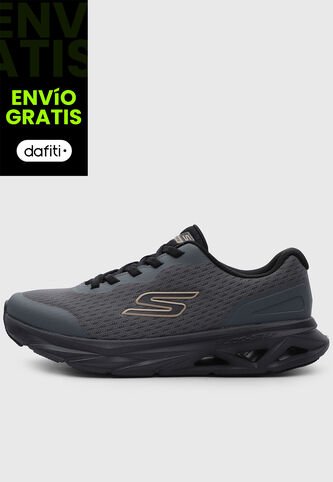 Tenis Running SKECHERS Glide-Step Vortex Gris Skechers