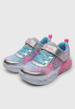 Tenis Lifestyle SKECHERS Infinite Heart Lights Multicolor