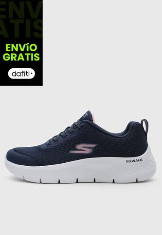 Tenis Walking SKECHERS Go Walk Flex Azul Skechers