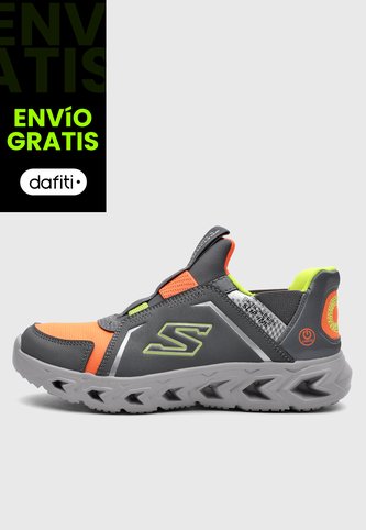 Tenis Lifestyle SKECHERS Hypno-Flash 2.0 Gris Skechers