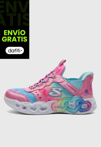 Tenis Lifestyle SKECHERS Infinite Heart Lights Multicolor Skechers