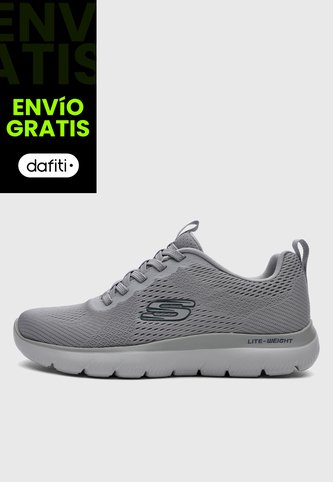 Tenis Running SKECHERS Summits Gris Skechers