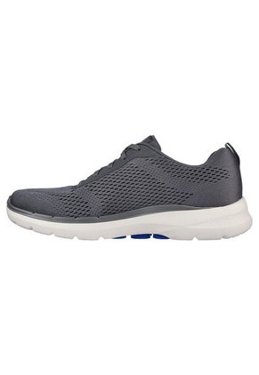 Tenis Skechers Go Walk 6 - Avalo Color Gris - Blanco Para Hombre