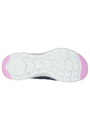 Tenis Skechers Flex Appeal 4.0 - Let It Blossom Color Azul - Blanco Para Mujer