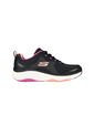Tenis Mujer Skechers Sport D'Lux Fitness - Negro-Rosa de Skechers