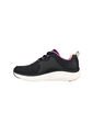Tenis Mujer Skechers Sport D'Lux Fitness - Negro-Rosa de Skechers