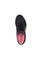 Tenis Mujer Skechers Sport D'Lux Fitness - Negro-Rosa de Skechers