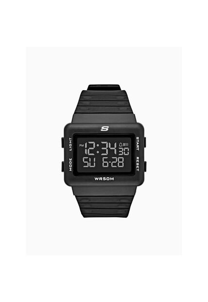 Relojes Skechers Hombre Larson. Silicona Negro SR1077