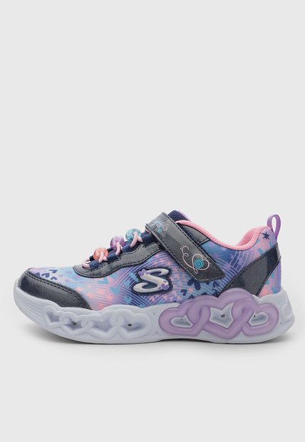 Tenis Lifestyle Skechers Infinite Heart Lila