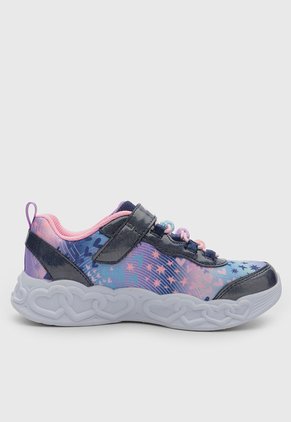 Tenis Lifestyle Skechers Infinite Heart Lila