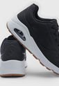Tenis SKECHERS Street Uno - Stand on Air Negro de Skechers