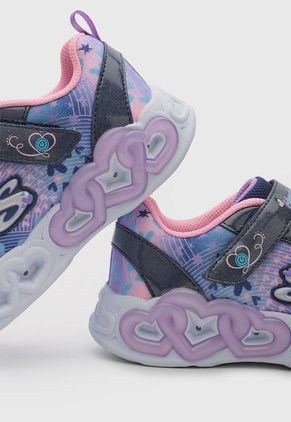 Tenis Lifestyle Skechers Infinite Heart Lila