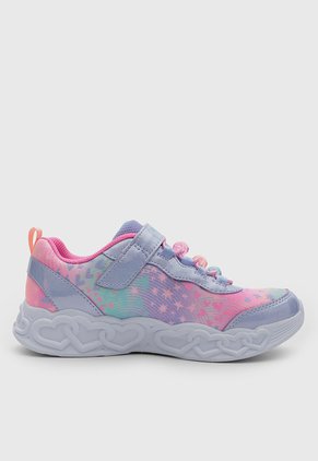 Tenis Lifestyle Skechers Infinite Heart Lila