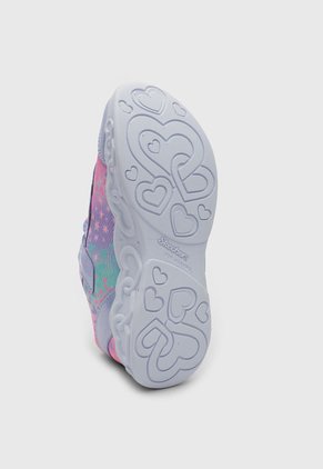 Tenis Lifestyle Skechers Infinite Heart Lila