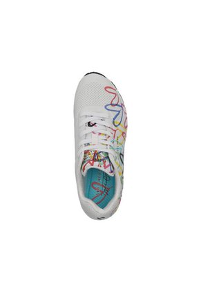 Tenis Mujer Skechers Uno Spread Love - Blanco-Multicolor