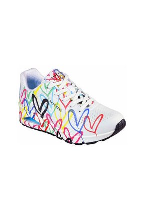 Tenis Mujer Skechers Uno Spread Love - Blanco-Multicolor