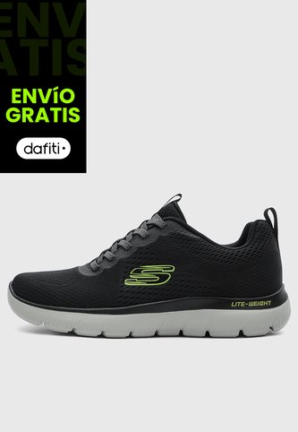 Tenis Lifestyle SKECHERS Summits - Eckler Negro Skechers