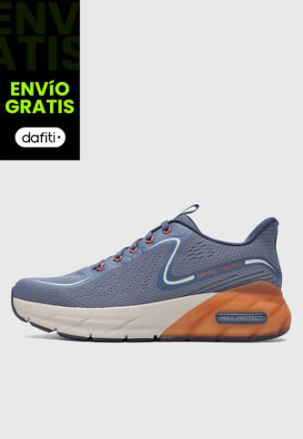 Tenis Lifestyle SKECHERS Max Protect Sport Azul Skechers
