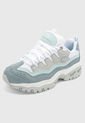 Tenis Lifestyle Blanco-Azul Skechers Ocean Tide de Skechers