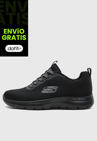 Tenis Lifestyle SKECHERS Summits - Eckler Negro Skechers