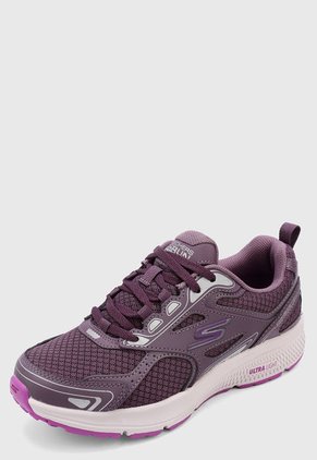 Tenis Lifestyle Morado-Blanco Skechers GOrun Consistent