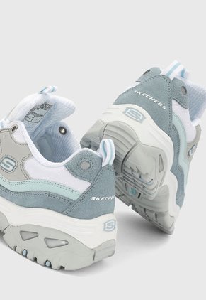 Tenis Lifestyle Blanco-Azul Skechers Ocean Tide