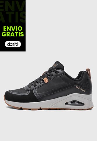 Tenis SKECHERS Uno Layover Negro Skechers