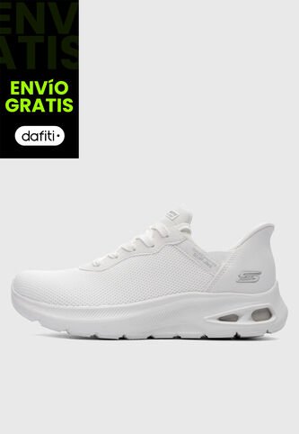 Tenis Lifestyle SKECHERS BOBS Sport Unity - Pinch of Luck Blanco Skechers