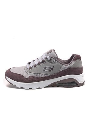 Tenis Running Lila-Blanco-Gris Skechers Extreme Loud Statement