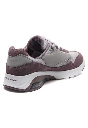 Tenis Running Lila-Blanco-Gris Skechers Extreme Loud Statement
