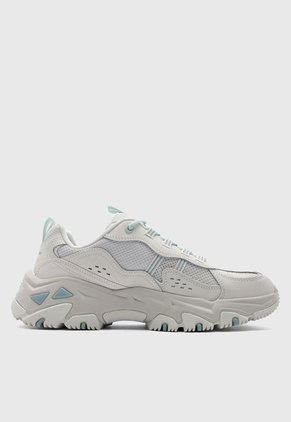 Tenis SKECHERS D'Lites Hiker Blanco