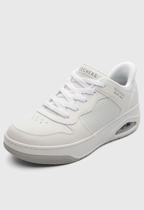Tenis SKECHERS Slip-Ins Uno Court Blanco