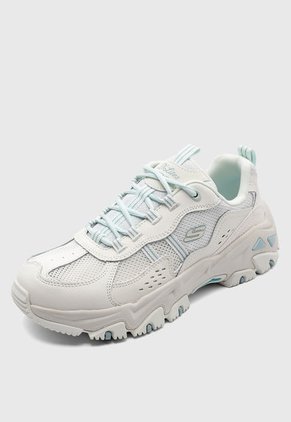 Tenis SKECHERS D'Lites Hiker Blanco