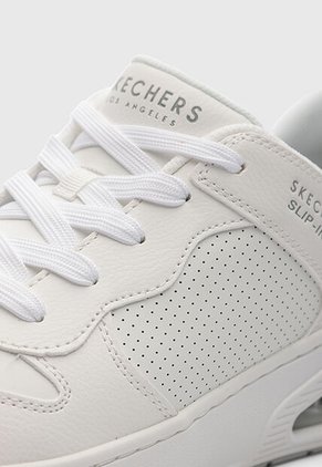 Tenis SKECHERS Slip-Ins Uno Court Blanco