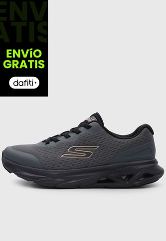 Tenis Running SKECHERS Glide-Step Vortex Gris Skechers