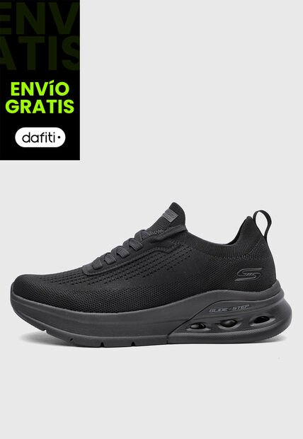 Tenis Lifestyle SKECHERS Bobs Arc Waves 20 Negro