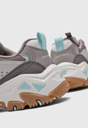 Tenis Outdoor Taupé-Aguamarina-Miel Skechers D'lites Hiker