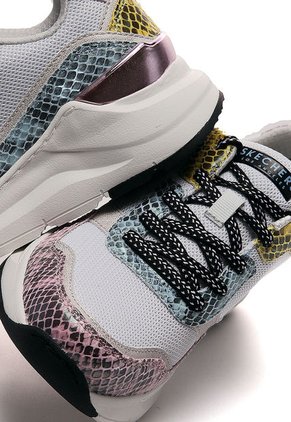Tenis Lifestyle Blanco-Multicolor Skechers Jungle Vibes