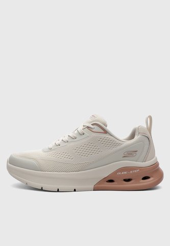 Tenis Lifestyle SKECHERS Bobs Arc Waves 2.0 - Class Rank Beige Skechers
