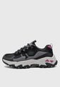 Tenis Outdoor Negro-Gris-Fucsia Skechers D'lites Hiker de Skechers
