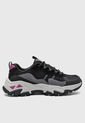 Tenis Outdoor Negro-Gris-Fucsia Skechers D'lites Hiker de Skechers