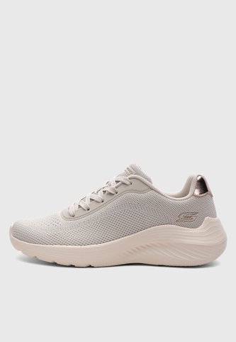 Tenis Lifestyle SKECHERS Bobs Squad Waves - Current Look Beige Skechers