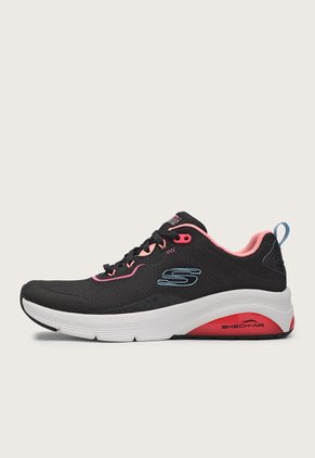 Tenis Training Negro-Blanco-Rosa Skechers Skech-Air Extreme 2.0-Highmo