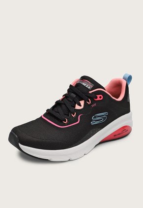 Tenis Training Negro-Blanco-Rosa Skechers Skech-Air Extreme 2.0-Highmo