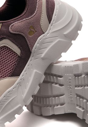 Tenis Lifestyle Morado-Lila-Beige-Blanco Skechers B-Rad-Kicks Love