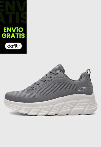Tenis Lifestyle SKECHERS Bobs B Flex Hi Gris Skechers