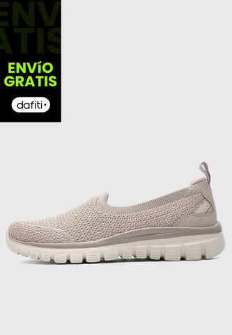 Tenis Lifestyle SKECHERS Graceful - Breezestep Taupe Skechers