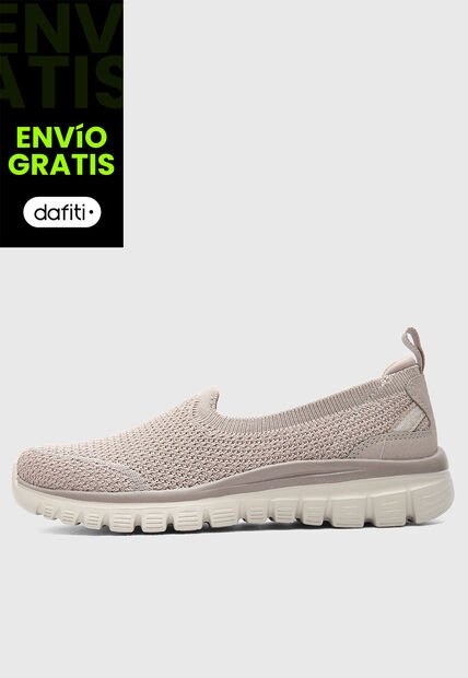 Tenis Lifestyle SKECHERS Graceful - Breezestep Taupe
