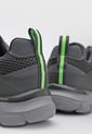 Tenis Training Gris-Verde Neón Skechers Track Syntac de Skechers